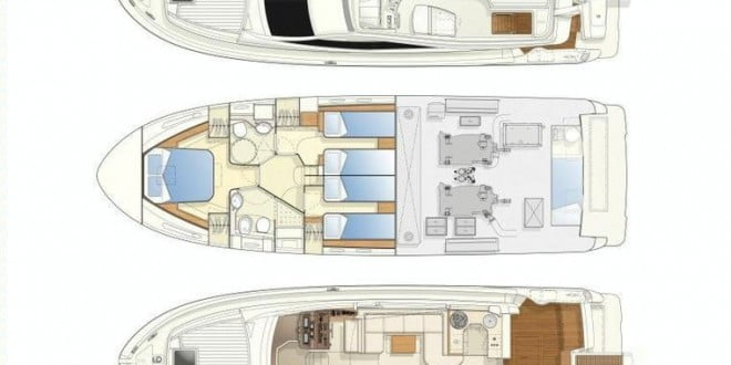 Il Ferretti 470 nella sua nuova configurazione 2009