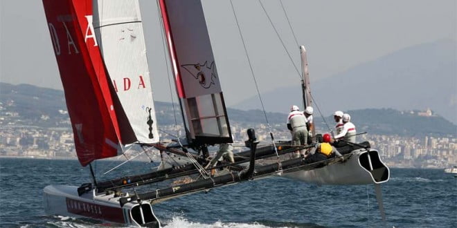 Catamarani di Coppa America 2013